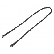 Artisan & Artist ACAM-708 Spiral Cord Strap (Long), Black/Grey