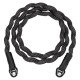 Artisan & Artist ACAM-708 Spiral Cord Strap (Long), Black/Grey