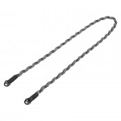 Artisan & Artist ACAM-708 Spiral Cord Strap (Long), Black/White