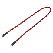 Artisan & Artist ACAM-708 Spiral Cord Strap (Long), Red/Black
