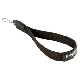 Artisan & Artist ACAM-296 Wrist Cloth Strap, thin paracord (w/Loop) Black