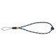 Artisan & Artist ACAM-P04H Multi Paracord Hand strap w/ Celtic button knot (w/Loop) Black/Blue