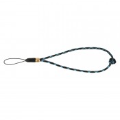 Artisan & Artist ACAM-P04H Multi Paracord Hand strap w/ Celtic button knot (w/Loop) Black/Blue