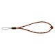 Artisan & Artist ACAM-P04H Multi Paracord Hand strap w/ Celtic button knot (w/Loop) Red/Black