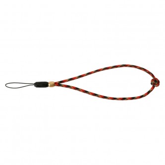 Artisan & Artist ACAM-P04H Multi Paracord Hand strap w/ Celtic button knot (w/Loop) Red/Black