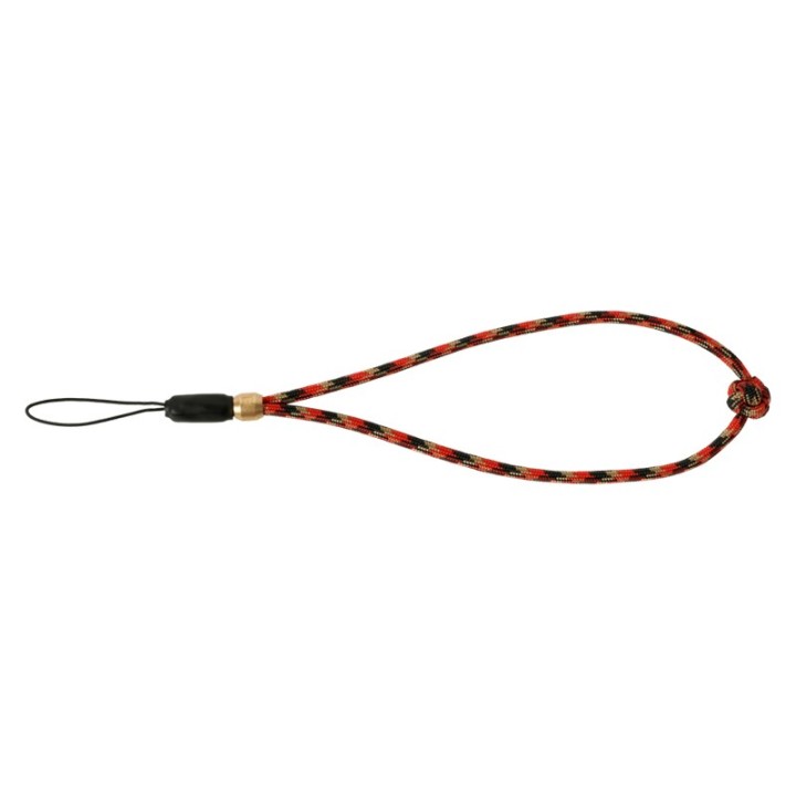 Artisan & Artist ACAM-P04H Multi Paracord Hand strap w/ Celtic button knot (w/Loop) Red/Black