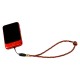 Artisan & Artist ACAM-P04H Multi Paracord Hand strap w/ Celtic button knot (w/Loop) Red/Black