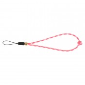 Artisan & Artist ACAM-P04H Multi Paracord Hand strap w/ Celtic button knot (w/Loop) Pink/White