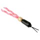 Artisan & Artist ACAM-P04H Multi Paracord Hand strap w/ Celtic button knot (w/Loop) Pink/White