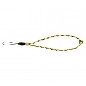 Artisan & Artist ACAM-P04H Multi Paracord Hand strap w/ Celtic button knot (w/Loop) Yellow/Black