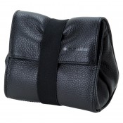Artisan & Artist ACAM-77 Leather Pouch in Kipskin Leather (S) Black