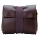 Artisan & Artist ACAM-77 Leather Pouch in Kipskin Leather (S) Brown