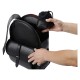 Artisan & Artist ACAM-LP120 Fabric and Leather Lens Pouch (S) Black