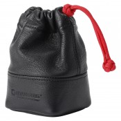 Artisan & Artist ACAM-LPL120 Full Leather Lens Pouch (S) Black