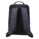 Artisan & Artist RR4-06C Leather Panel Backpack, Navy