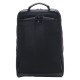 Artisan & Artist RR4-06C Leather Panel Backpack, Navy