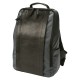 Artisan & Artist RR4-06C Leather Panel Backpack, Grey