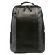 Artisan & Artist RR4-06C Leather Panel Backpack, Grey