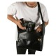 Artisan & Artist ACAM-BS0002 Basalt Shoulder Bag, Black/Gray