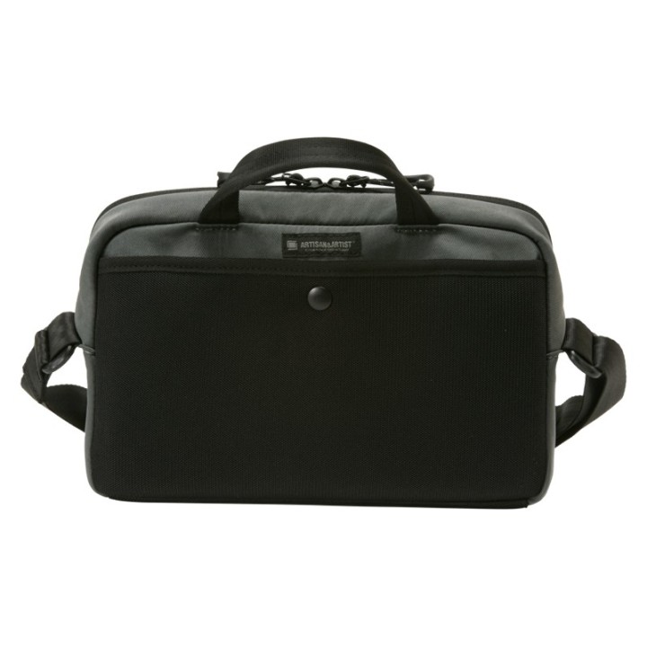 Artisan & Artist ACAM-BS0003 Basalt Sling Bag, Black/Gray