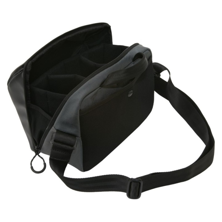 Artisan & Artist ACAM-BS0003 Basalt Sling Bag, Black/Gray