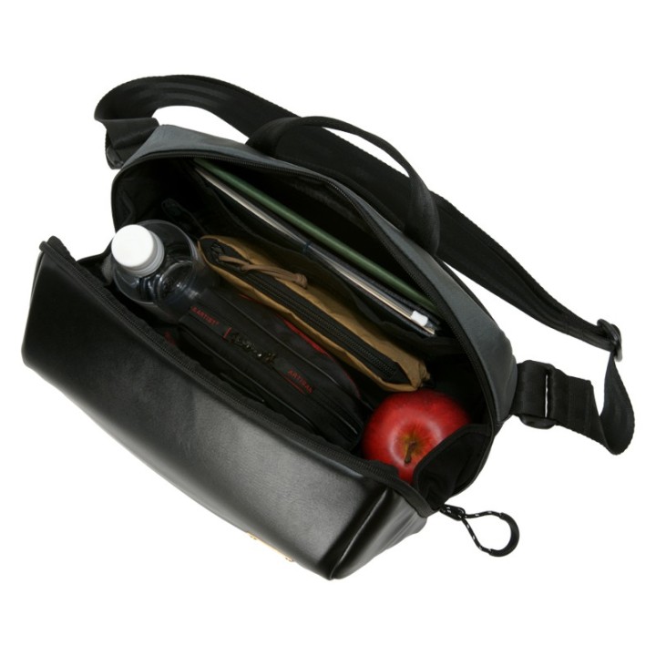 Artisan & Artist ACAM-BS0003 Basalt Sling Bag, Black/Gray