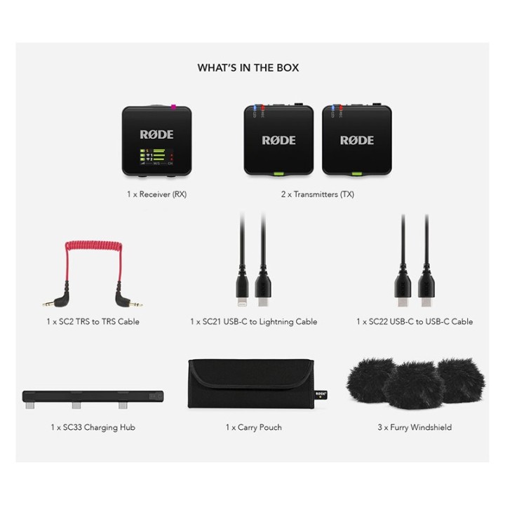 Røde Wireless GO III trådløst mikrofonsystem