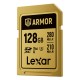 Lexar SDXC ARMOR Gold UHS-II U3, Stainless Steel, IP68 R280/W210 (V60) 128GB