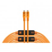 Tether Tools Leverlock & Cable Kit Optima 10G 31' (9.2m) Straight To Straight Orange