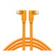 Tether Tools TetherPro Dual Right-Angle USB-C Cable 4,6m Orange