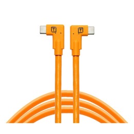 Tether Tools TetherPro Dual Right-Angle USB-C Cable 4,6m Orange