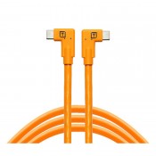 Tether Tools TetherPro Dual Right-Angle USB-C Cable 4,6m Orange