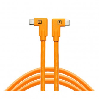 Tether Tools TetherPro Dual Right-Angle USB-C Cable 4,6m Orange