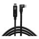 Tether Tools TetherPro USB-C til USB-C right angle 4,6m Sort