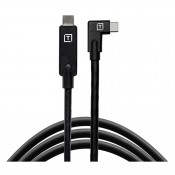 Tether Tools TetherPro USB-C til USB-C right angle 4,6m Sort