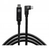 Tether Tools TetherPro USB-C til USB-C right angle 4,6m Sort