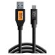 Tether Tools TetherPro USB 3.0 til USB-C 4.6m, Sort