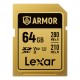 Lexar 64GB SDXC ARMOR Gold UHS-II U3, R280/W210 (V60)