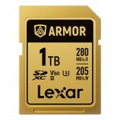 Lexar SDXC ARMOR Gold UHS-II U3, Stainless Steel, IP68 R280/W210 (V60) 1TB