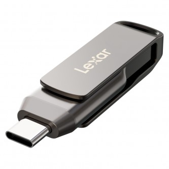 Lexar JumpDrive Dual Drive D400 Type-C/Type-C/Type-A, (USB 3.1) 64GB
