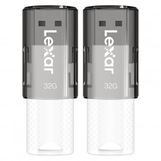 Lexar JumpDrive S60 Flash Drive (USB 2.0) 2x32GB Pack