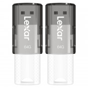 Lexar JumpDrive S60 Flash Drive (USB 2.0) 64GB 2 Pak