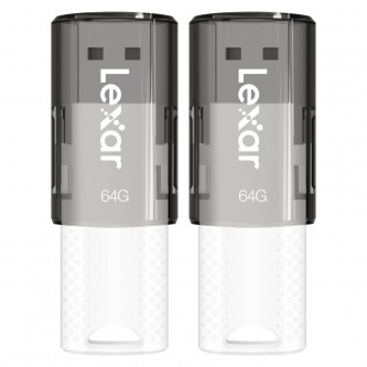 Lexar JumpDrive S60 Flash Drive (USB 2.0) 64GB 2 Pak
