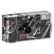 Engangskamera med "Love"-tema til 27 fotos