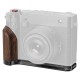 SmallRig 5266 L-Shape Mount Plate with Wooden Handle for FUJIFILM GFX100RF Black