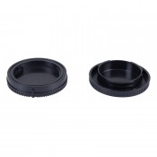 Caruba Rear Lens and Body Cap for Olympus M4/3-mount