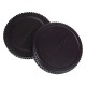 Caruba Rear Lens and Body Cap for Olympus M4/3-mount