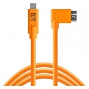 Tether Tools TetherPro USB-C To 3.0 Micro-B RT-Ang 4.6m H-VIS