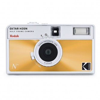 Kodak EKTAR H35N Film Camera Glaced Orange