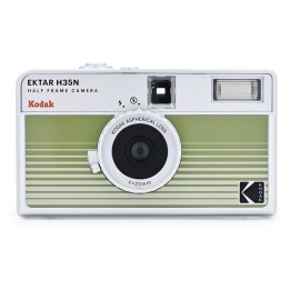 Kodak EKTAR H35N Film Camera Striped Green